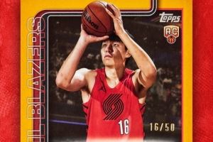 识货的该入手了！球星卡官方Topps晒出中国球员杨瀚森亲签卡